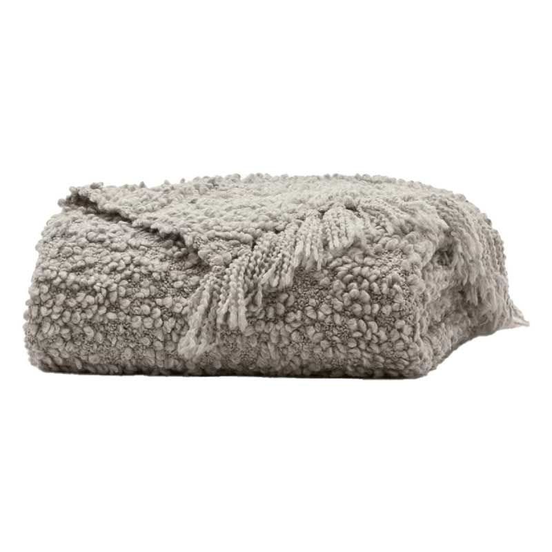 Cozy Bouclé Throw Blanket