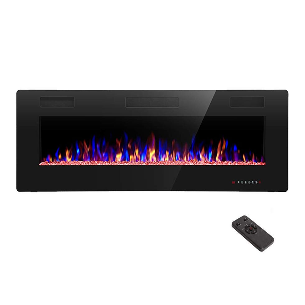 Electric Fireplace Recessed and Wall Mounted