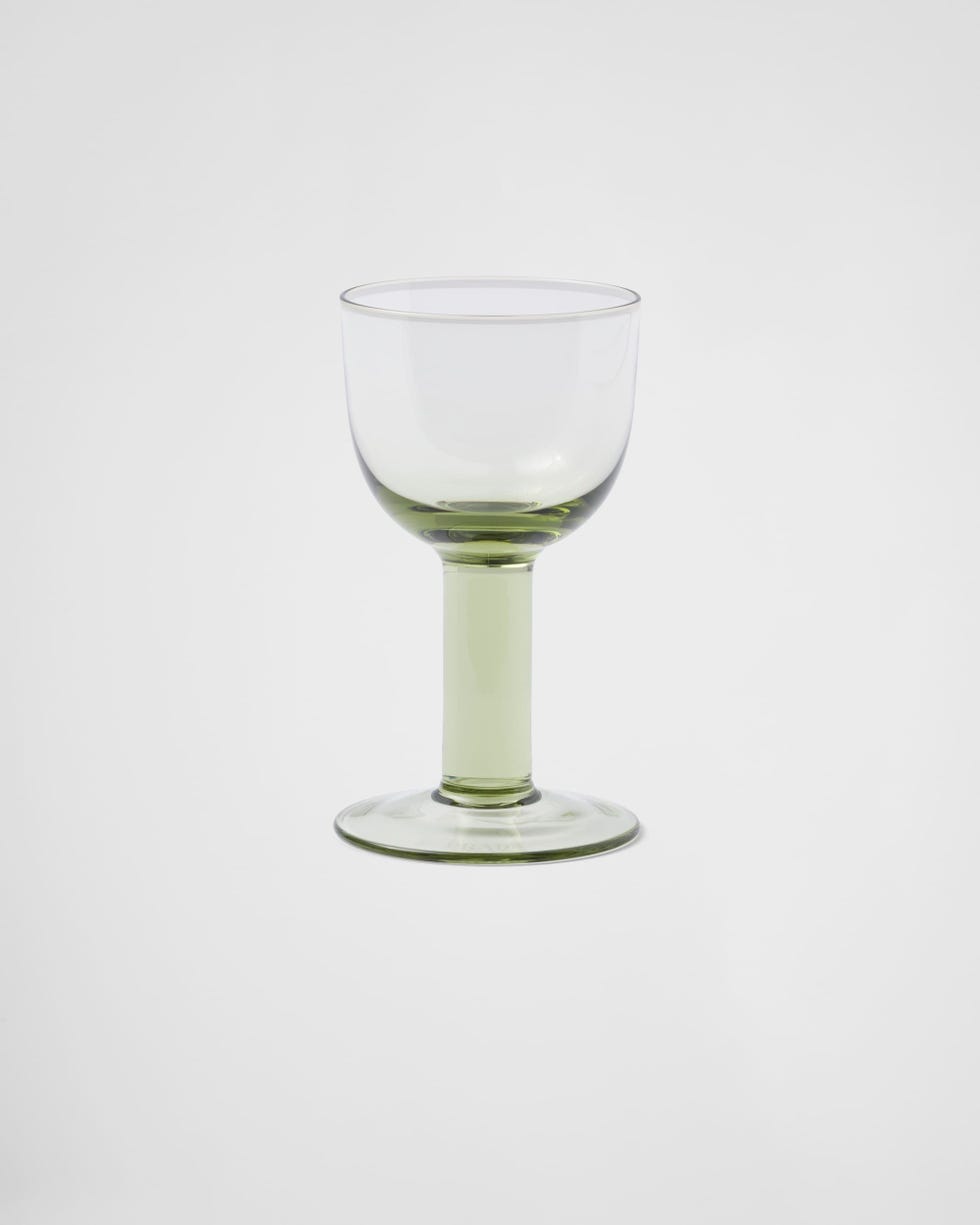 Set of Two Crystal White Wine Glasses
