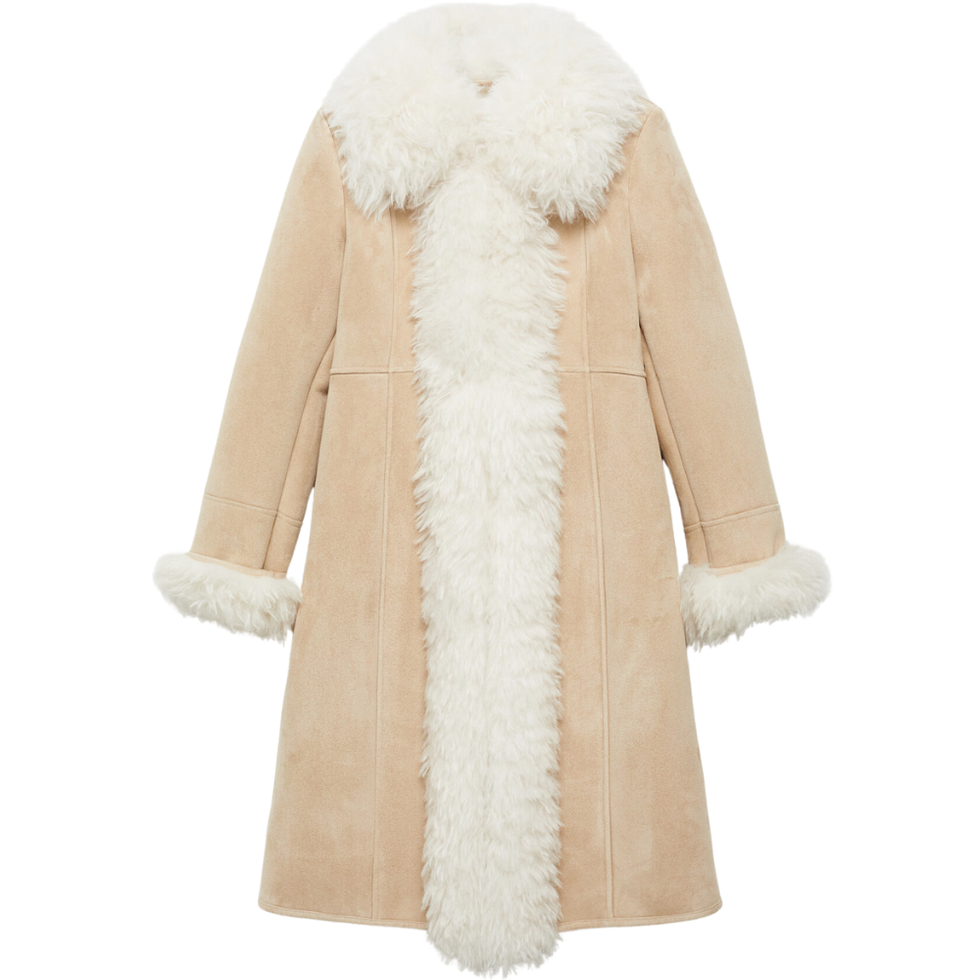 Mango shearling jacket
