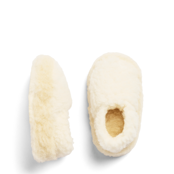Children's Slippers Natural Wool