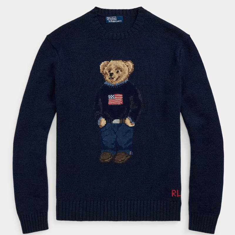 Polo Bear Cotton-Linen Sweater