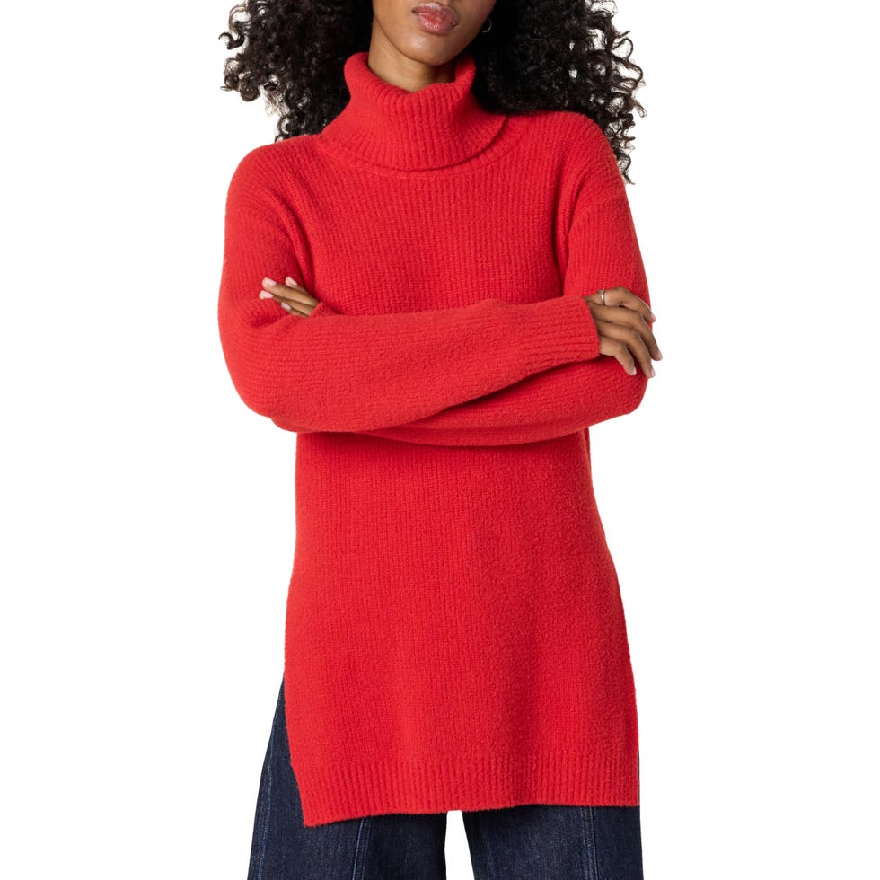 Grayson Super Soft Drop Shoulder Turtleneck Sweater