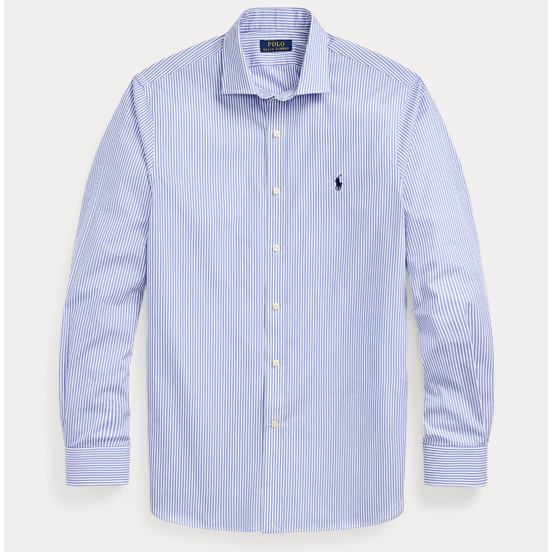 Slim-Fit Striped Poplin Shirt