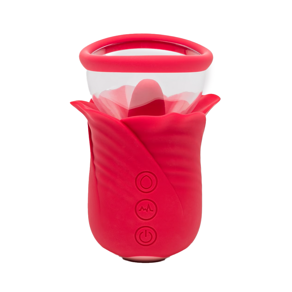 Rose Pussy Pump with Clitoral Stimulator