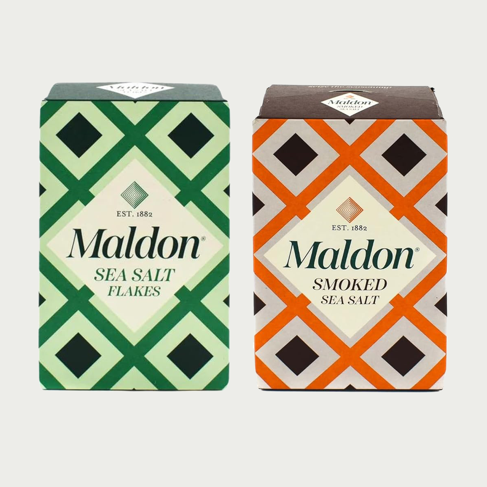 Maldon Variety Pack of Sea Salt Flakes and Smoked Sea Salt
