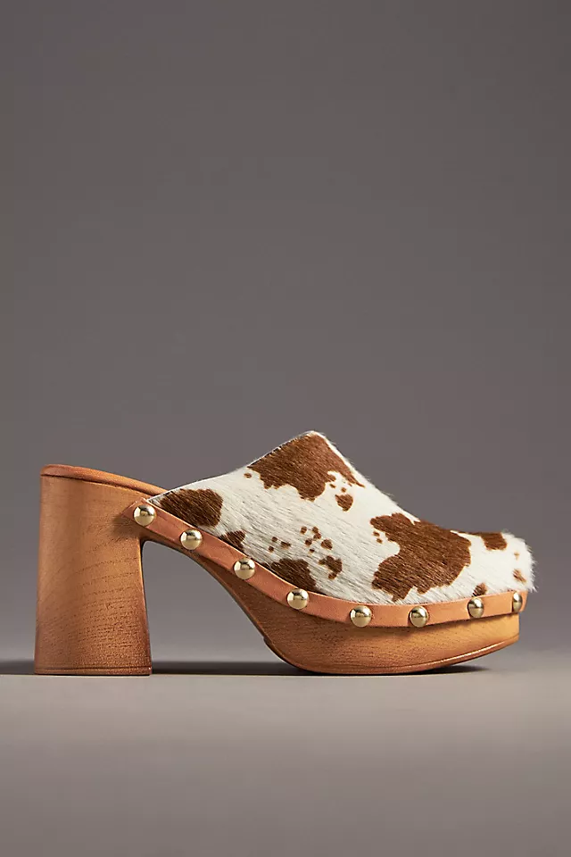 Wood-Bottom Clog Heels