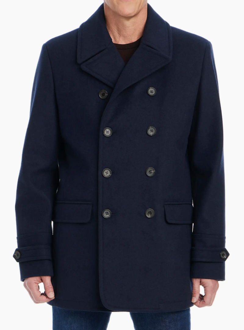 Water-Resistant Peacoat