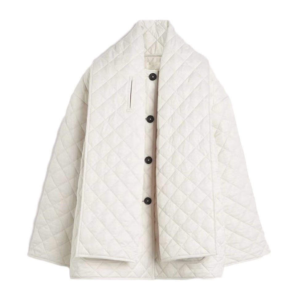 Quilted Scarf Jacket 