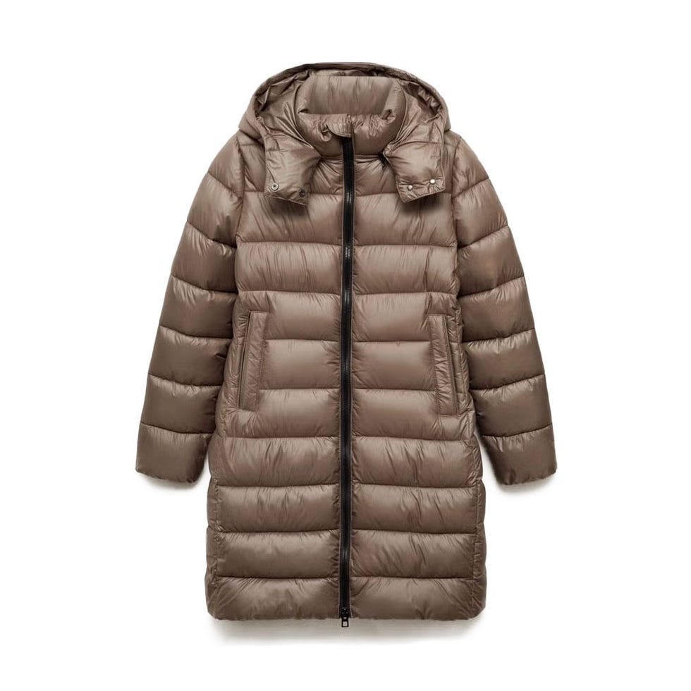 Water-Repellent Quilted Coat
