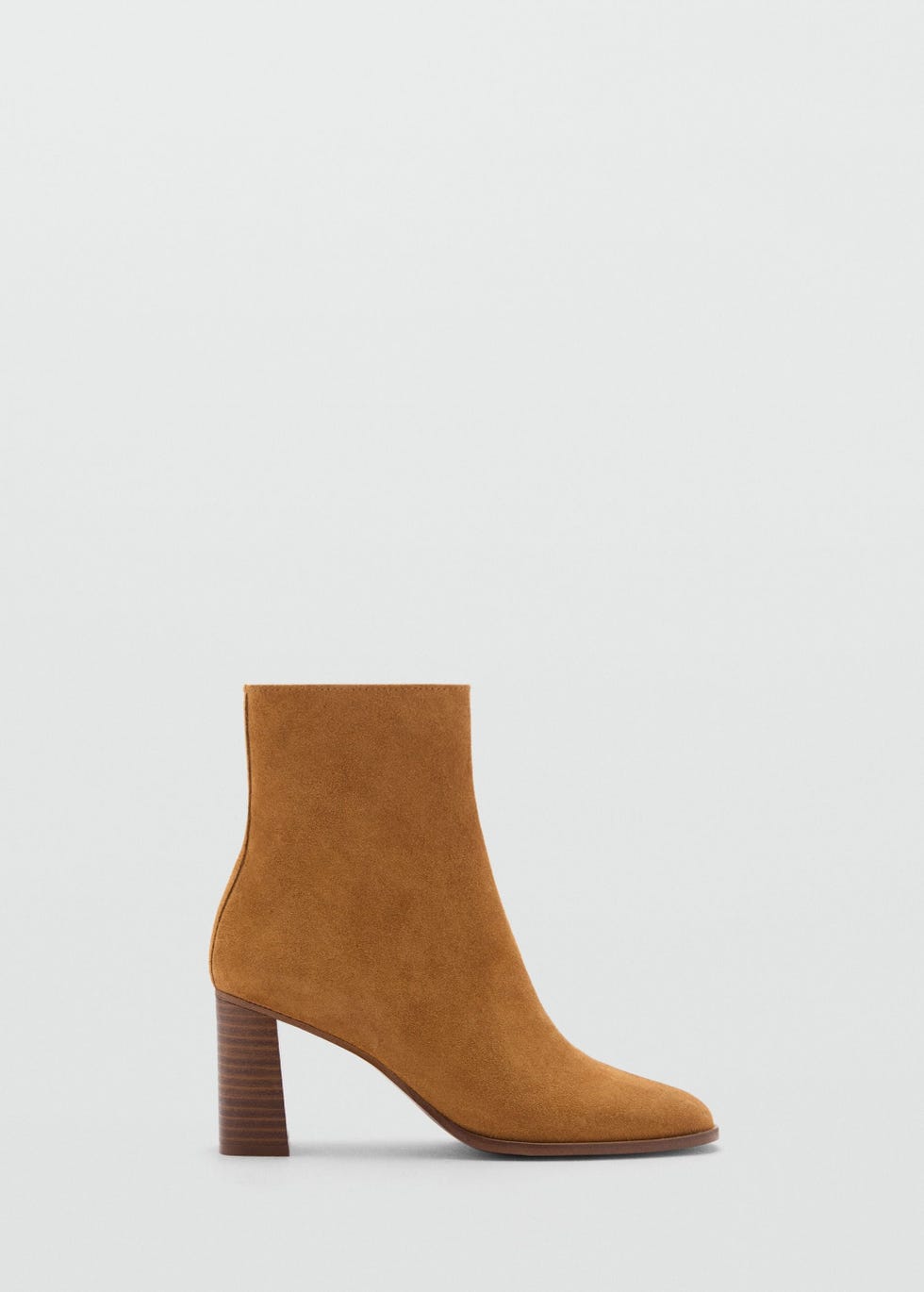 Heel Suede Ankle Boots