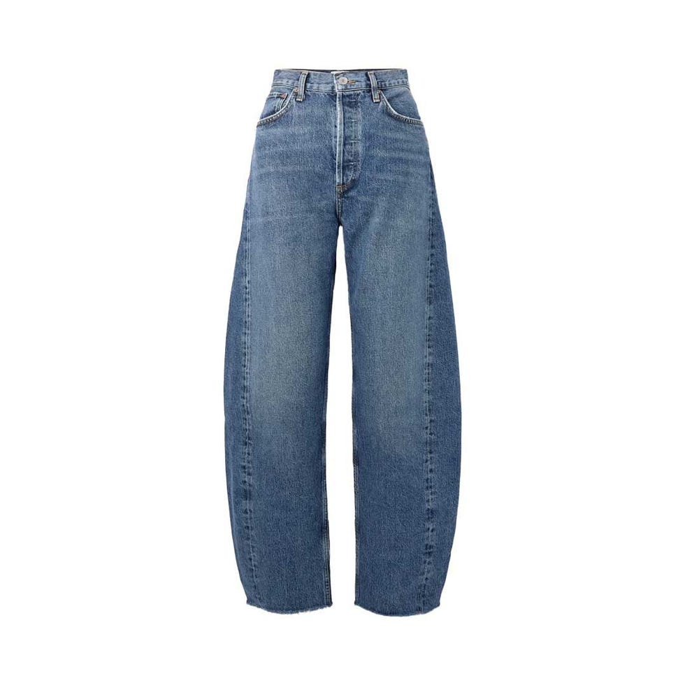 Luna Cropped High-Rise Tapered Jeans