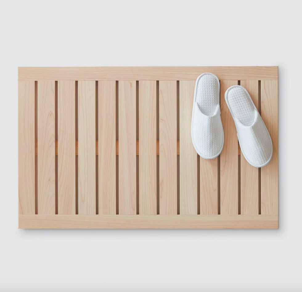 Hinoki Wood Bath Mat (Large)