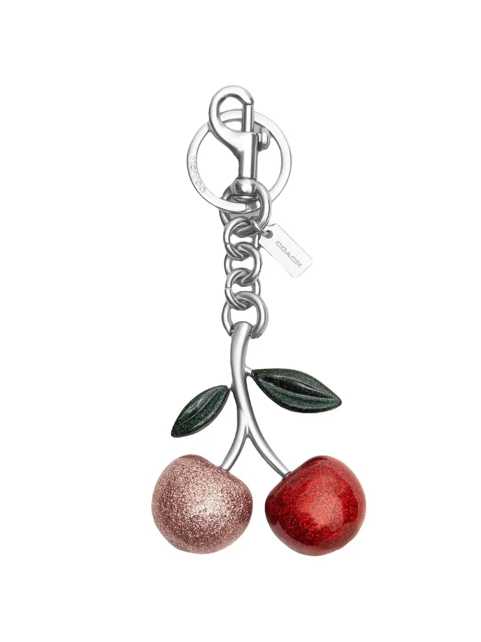 cherry bag charm