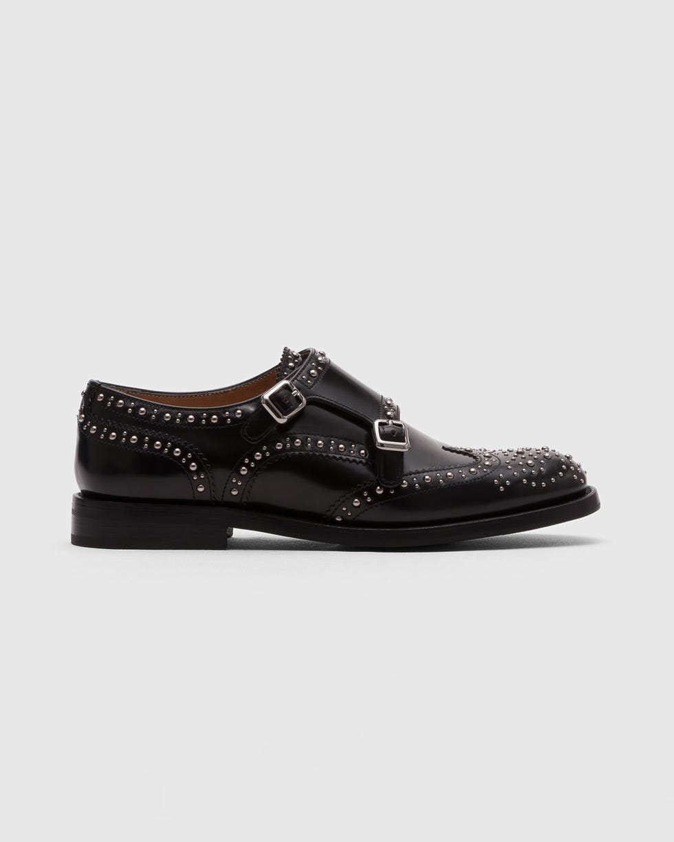 Polished Binder Monk Brogue with Studs