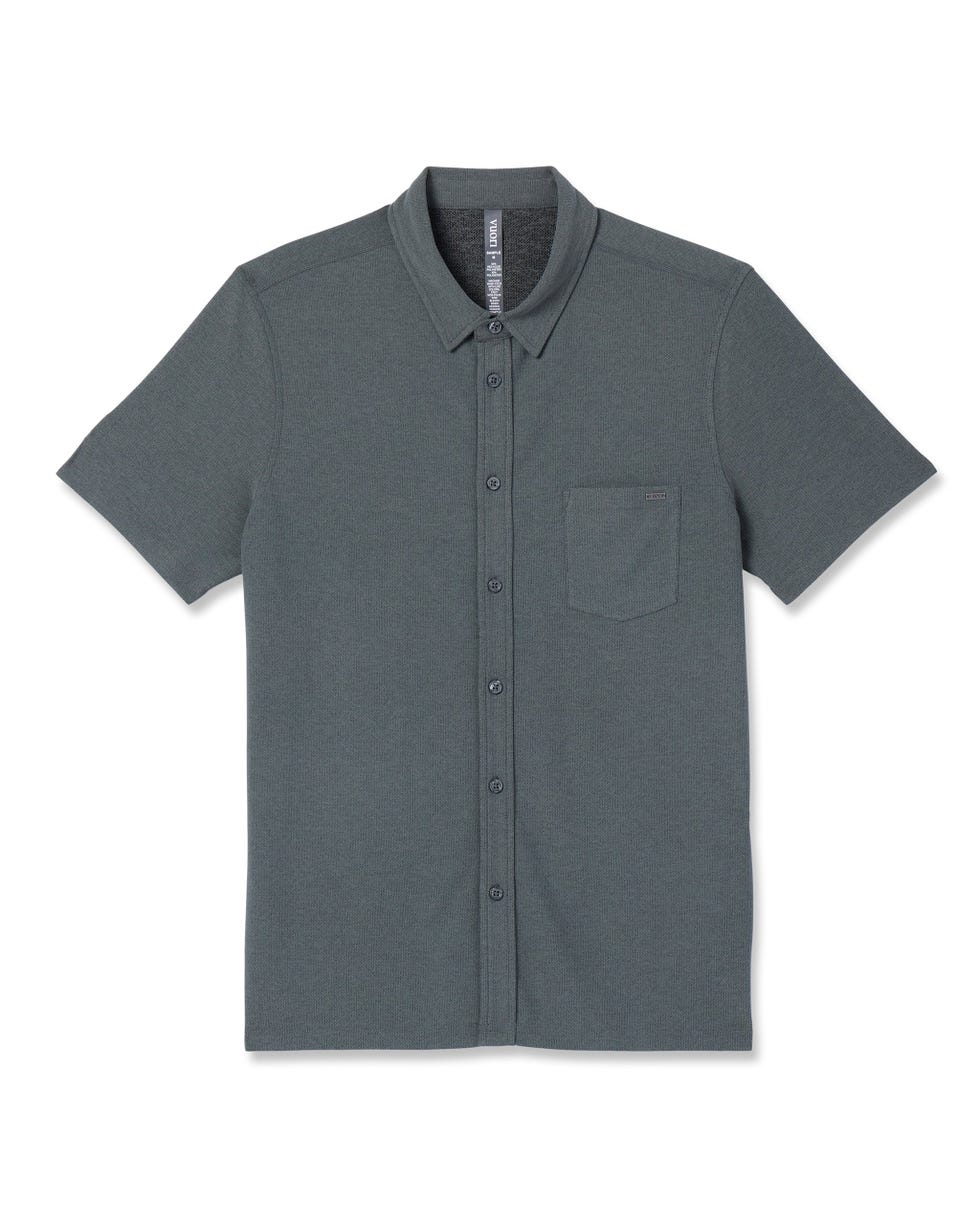 Short-Sleeve Ace Button Down