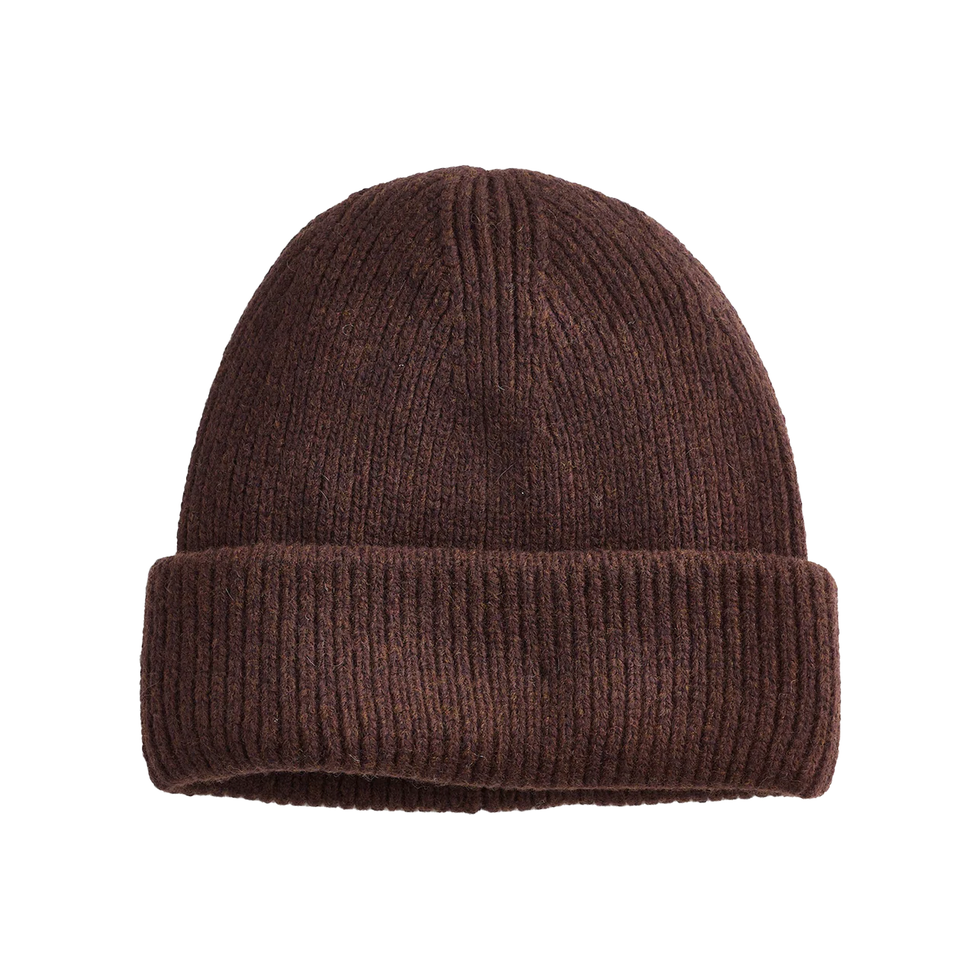 Wool-Blend Knit Beanie