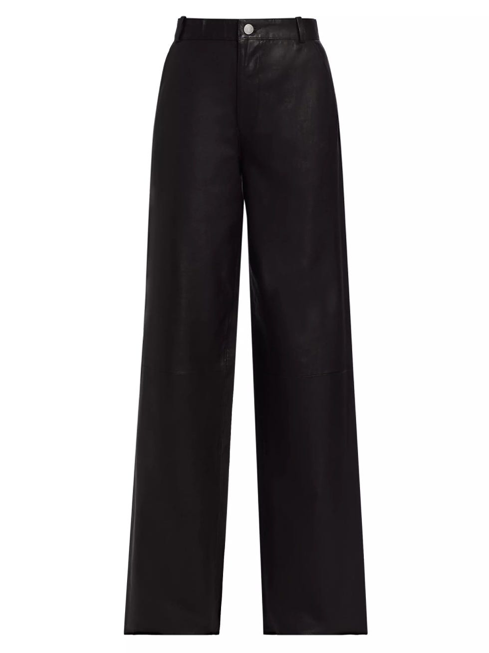 Relaxed Leather Trousers