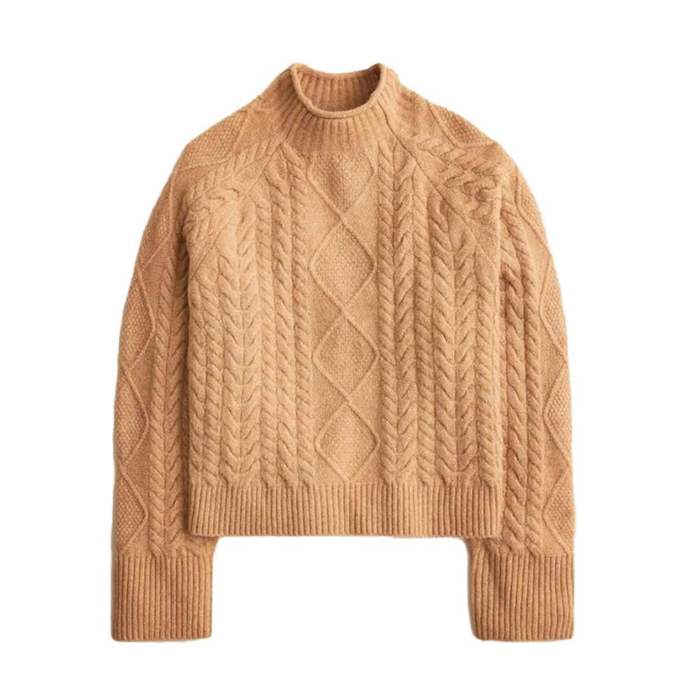 Cable-Knit Rollneck™ Sweater