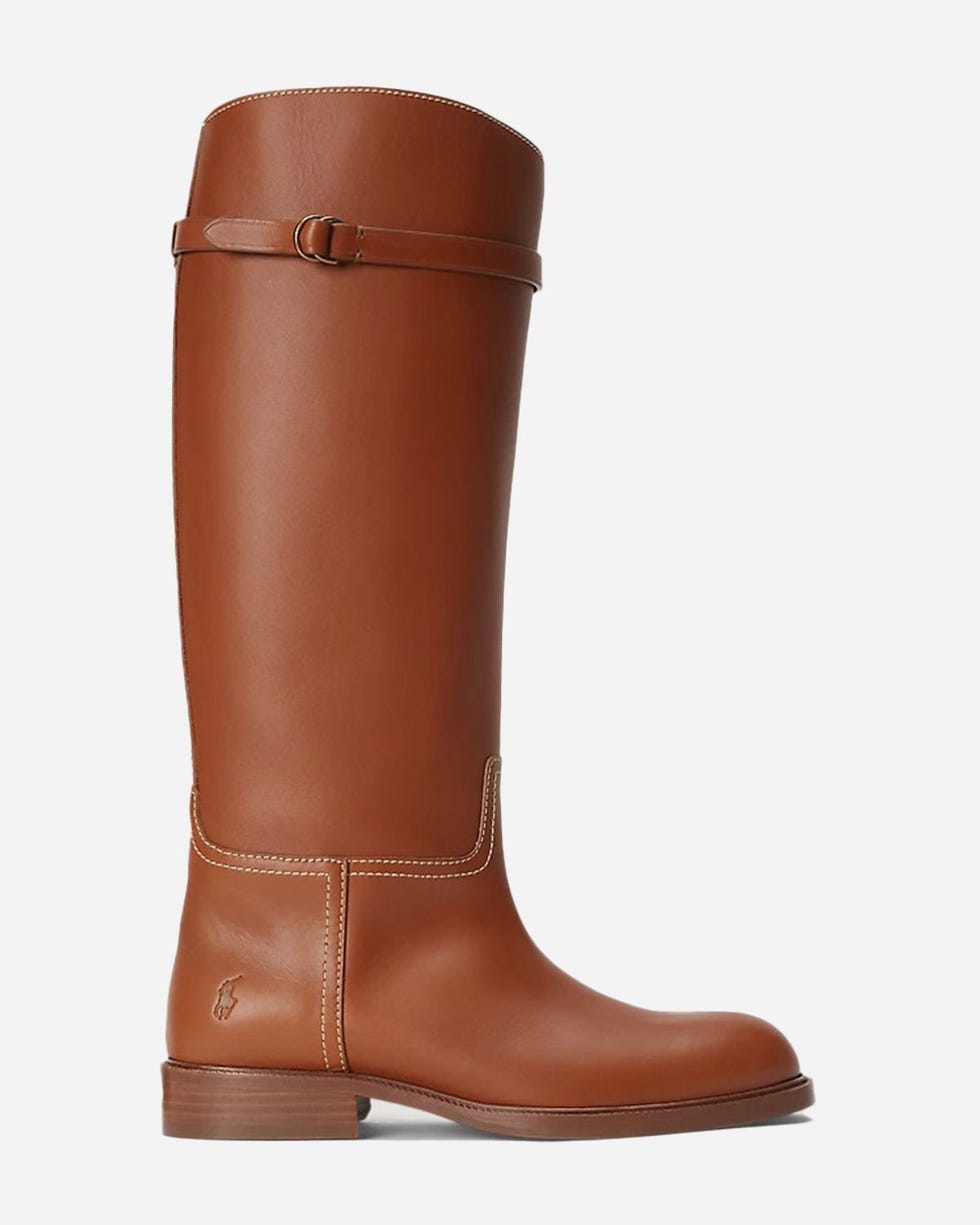 Calfskin Tall Riding Boot