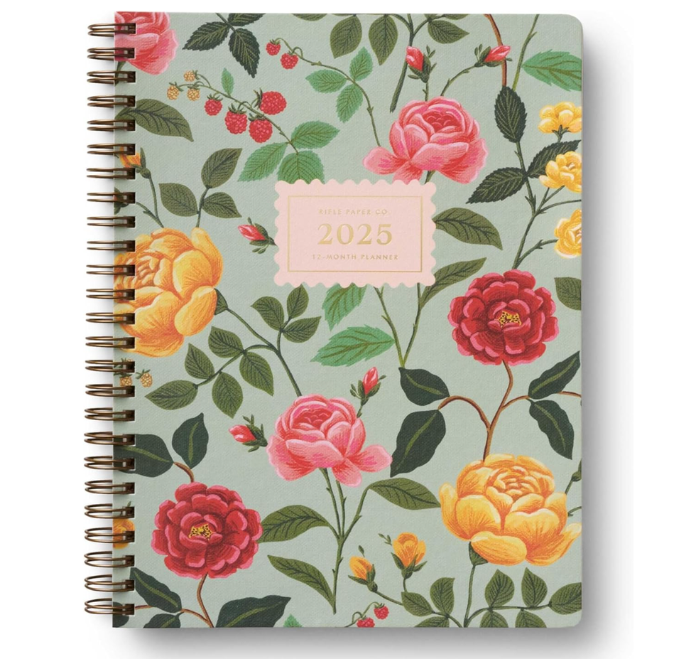 2025 12 month softcover spiral planner