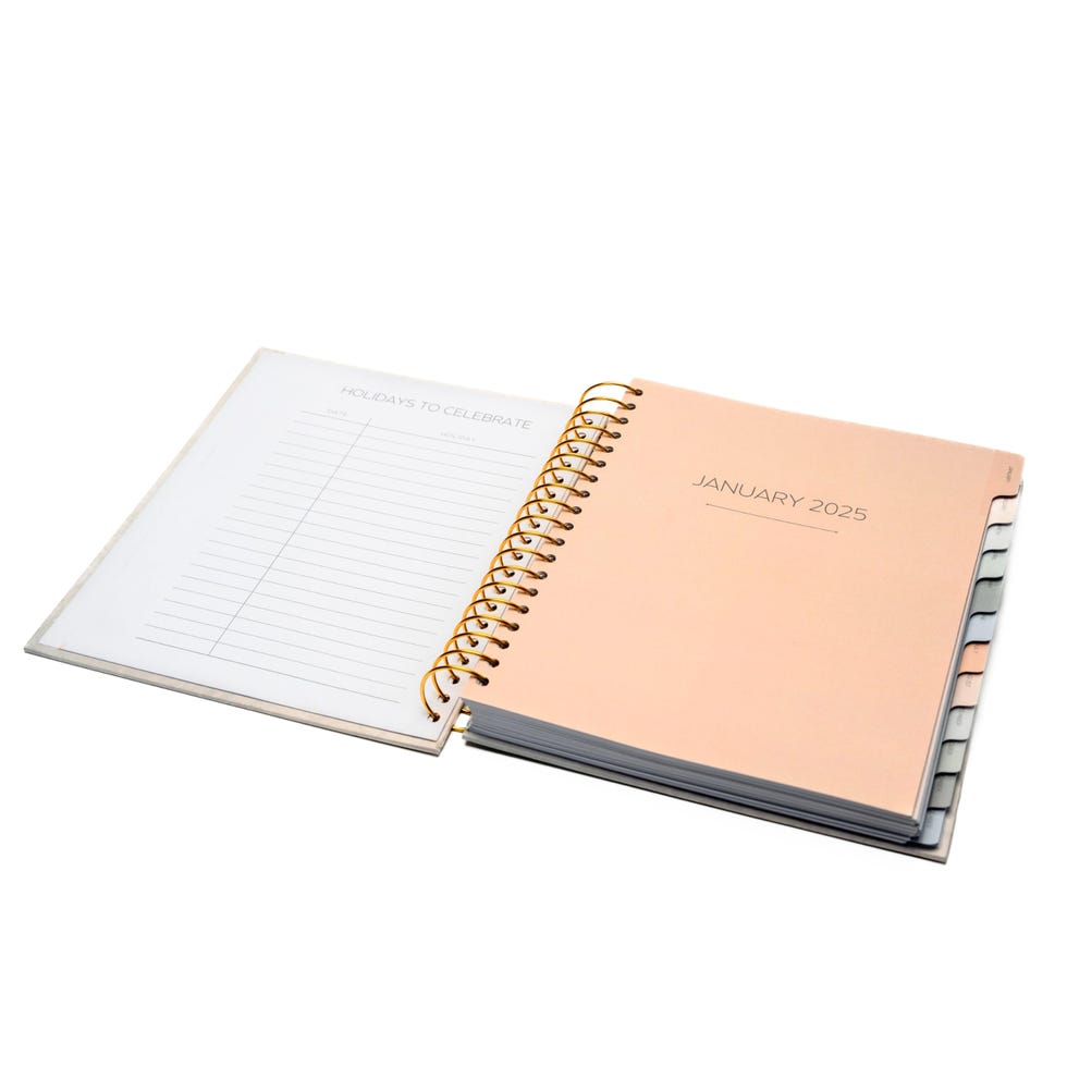 Planner and goals diary for 2025