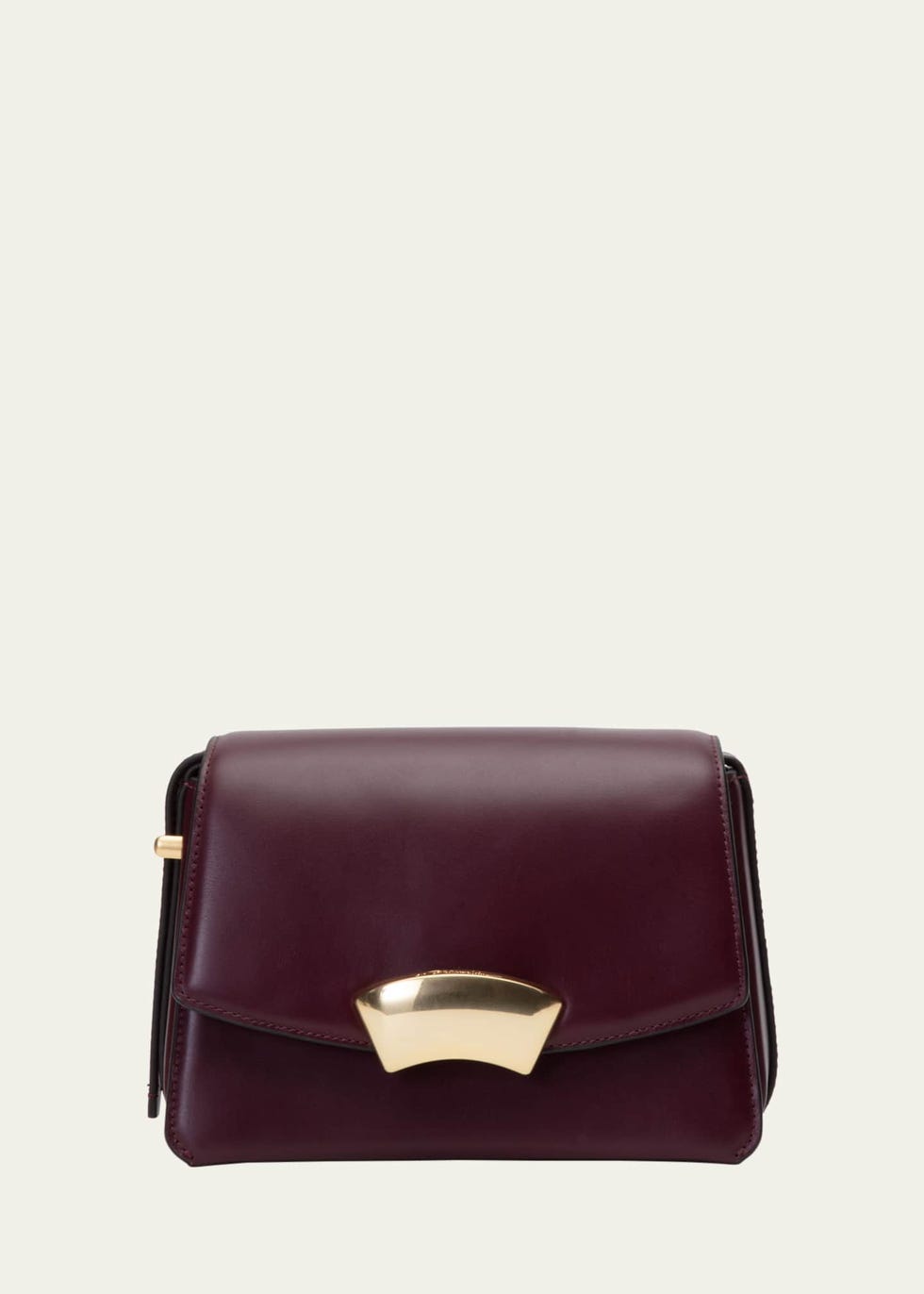 ID Flap Leather Shoulder Bag