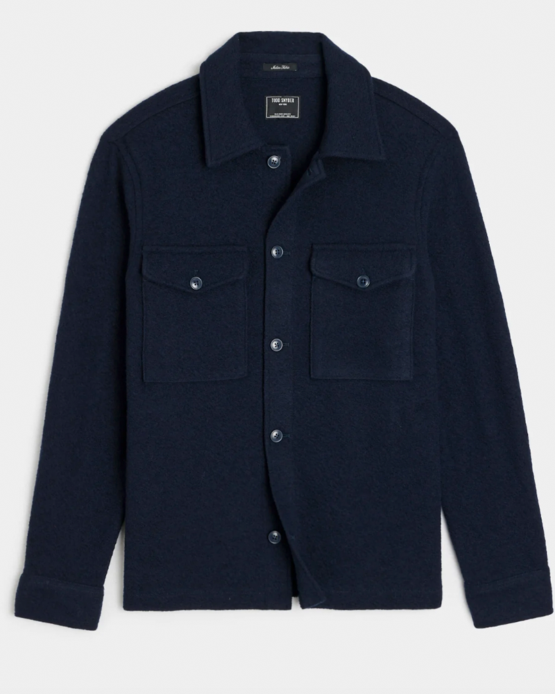 Boiled Wool CPO Shirt Jacket