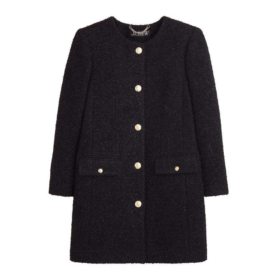 Collarless Lady Coat 