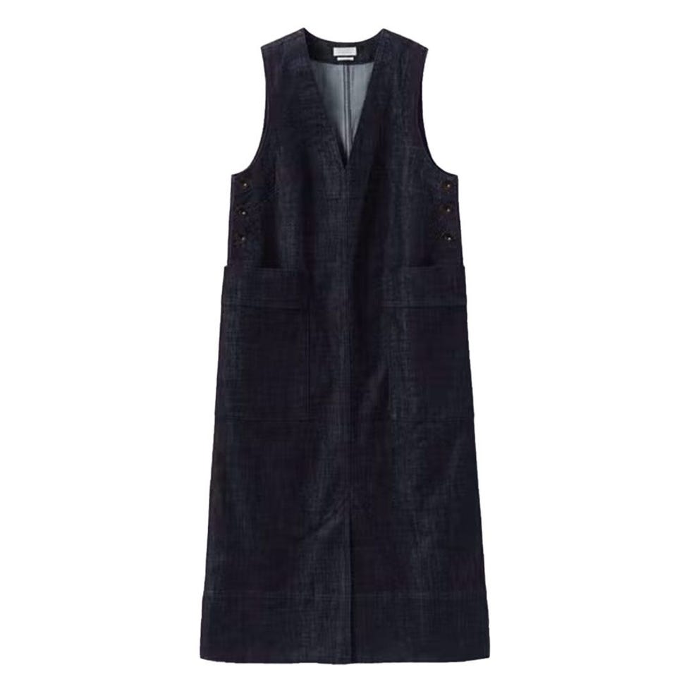 Denim Pinafore Dress