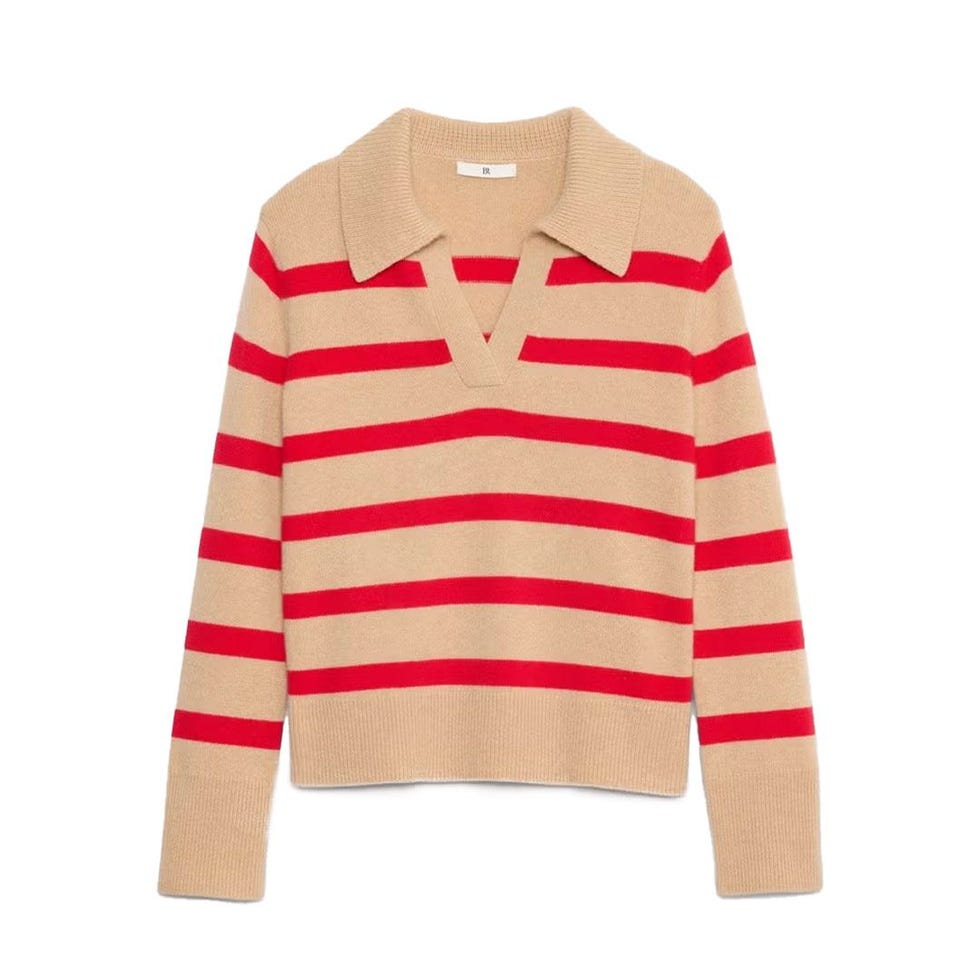 Cashmere Rugby Sweater Polo Shirt