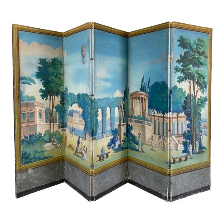 Late 18th-Century French Two Sided Wall Screen