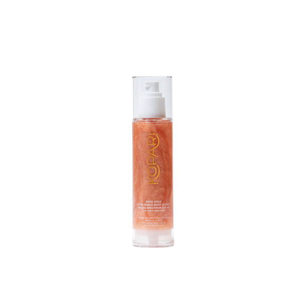 Rose Gold Sun Shield Body Glow Gel SPF 45