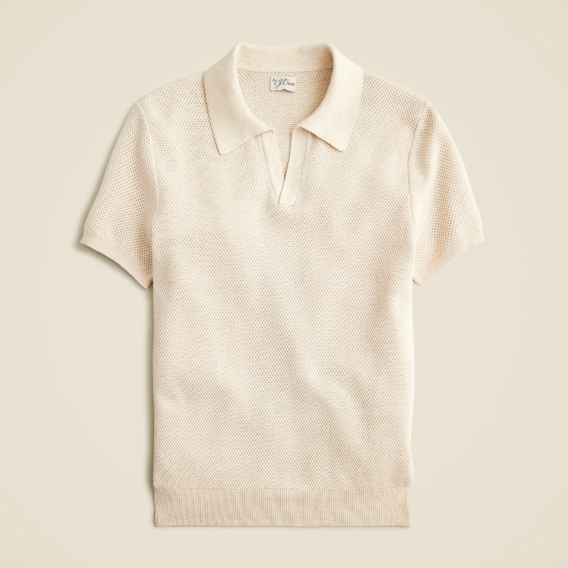 Johnny-Collar Sweater-Polo