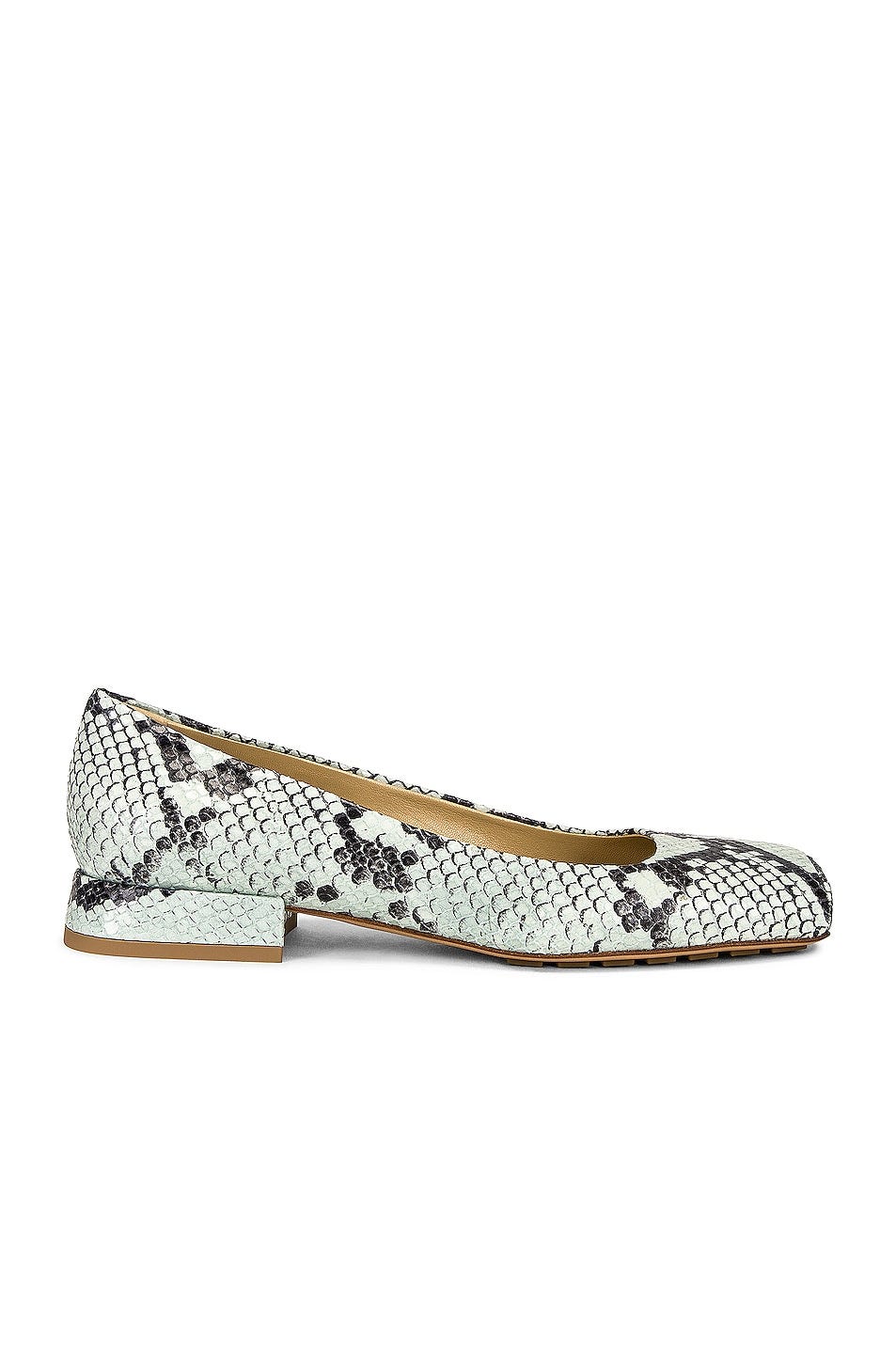 Tower Square Toe Ballerina Flats