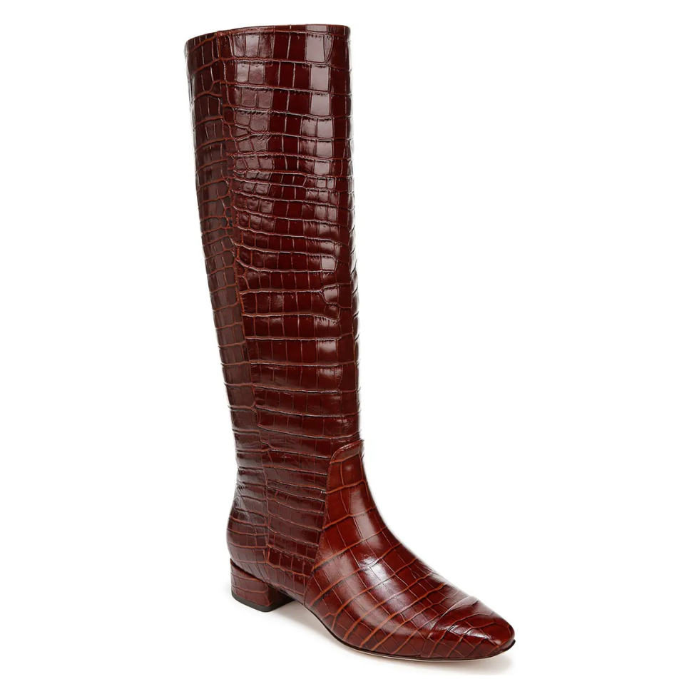 Cecile Croc Knee High Boot