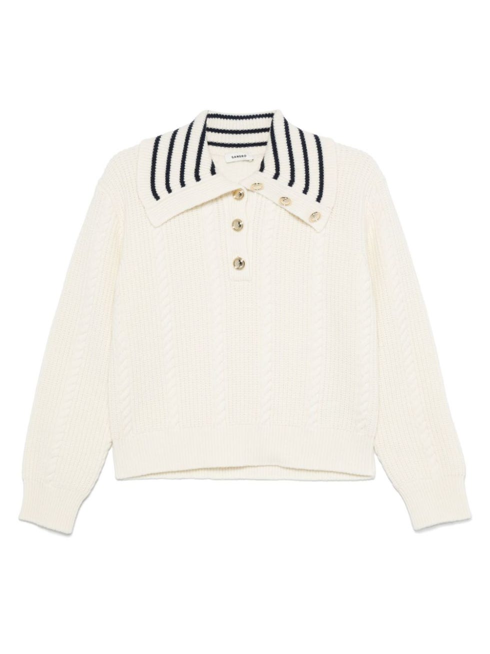 Stripe-Detail Sweater