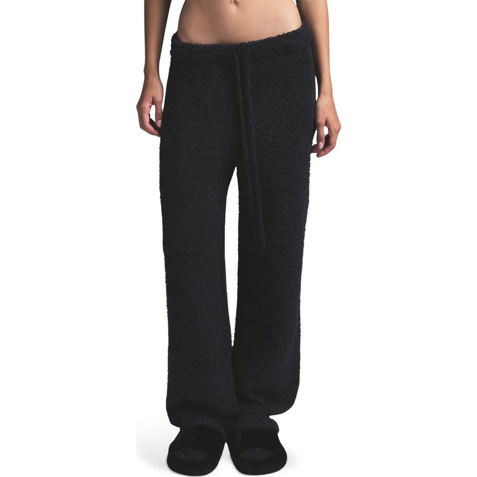 Cozy Knit Unisex Pants in Onyx