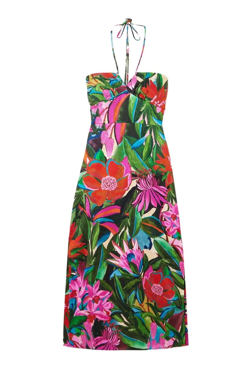 Cotton Midi Dress