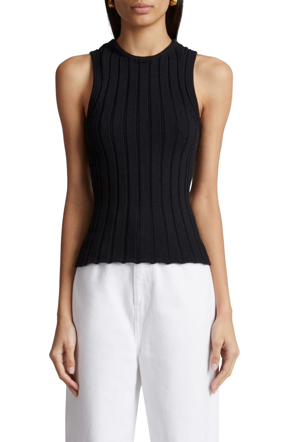 Manu Rib Sleeveless Sweater