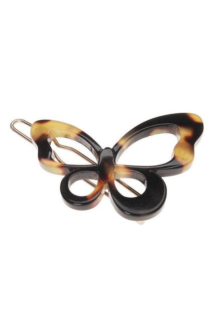 Small Cutout Butterfly Tige Boule Barrette 