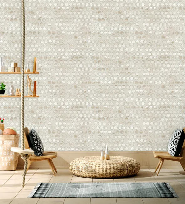 Papel pintado geométrico