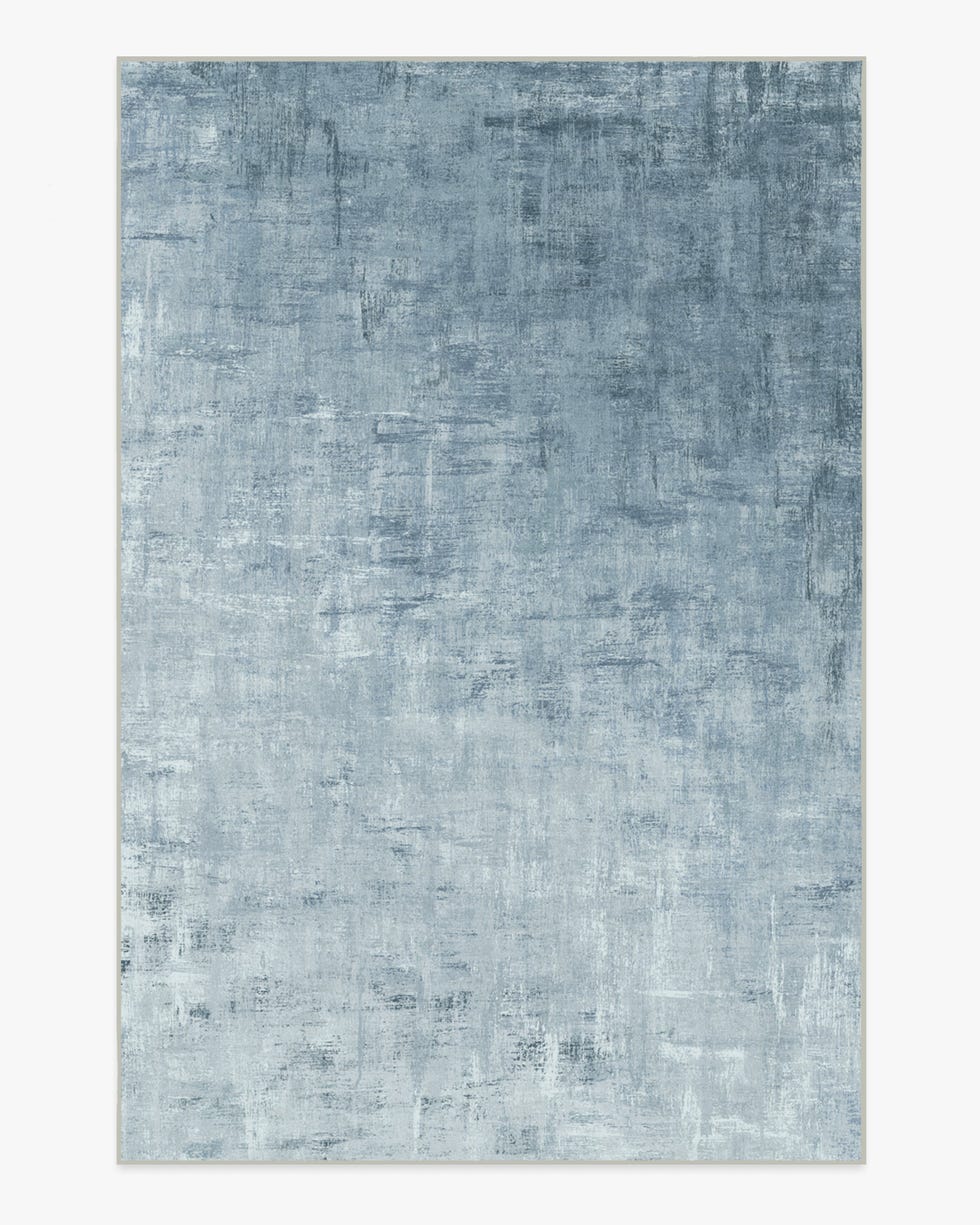 Impasto Slate Blue Tufted Rug