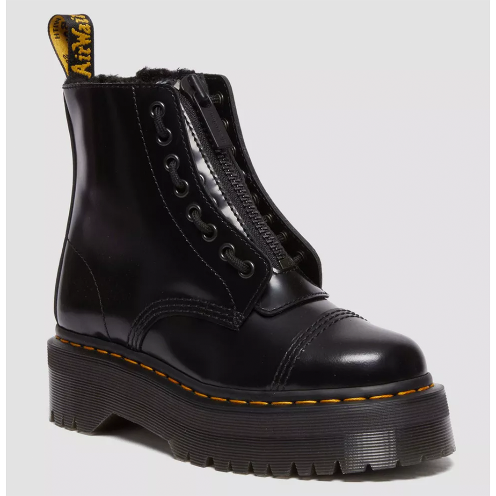Sinclair Faux Fur Lined Buttero Platform Boots