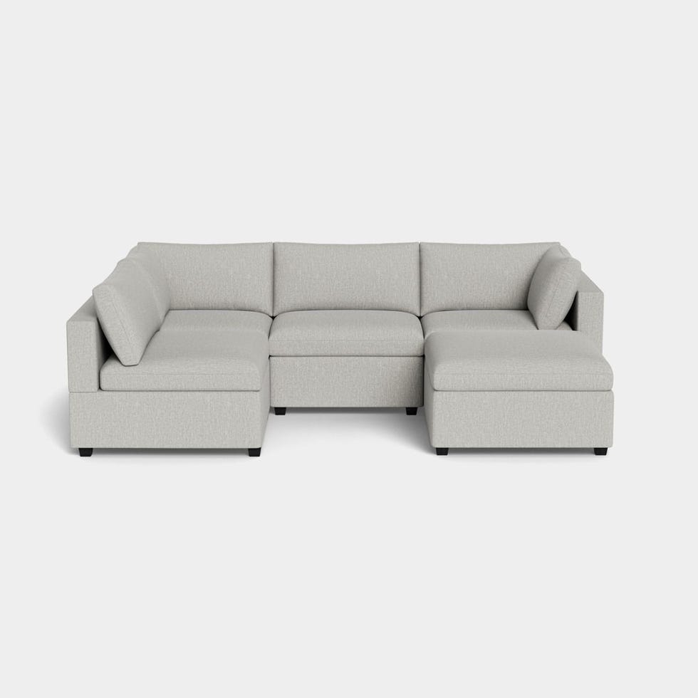 Kova L-Shape + Ottoman Modular Sofa