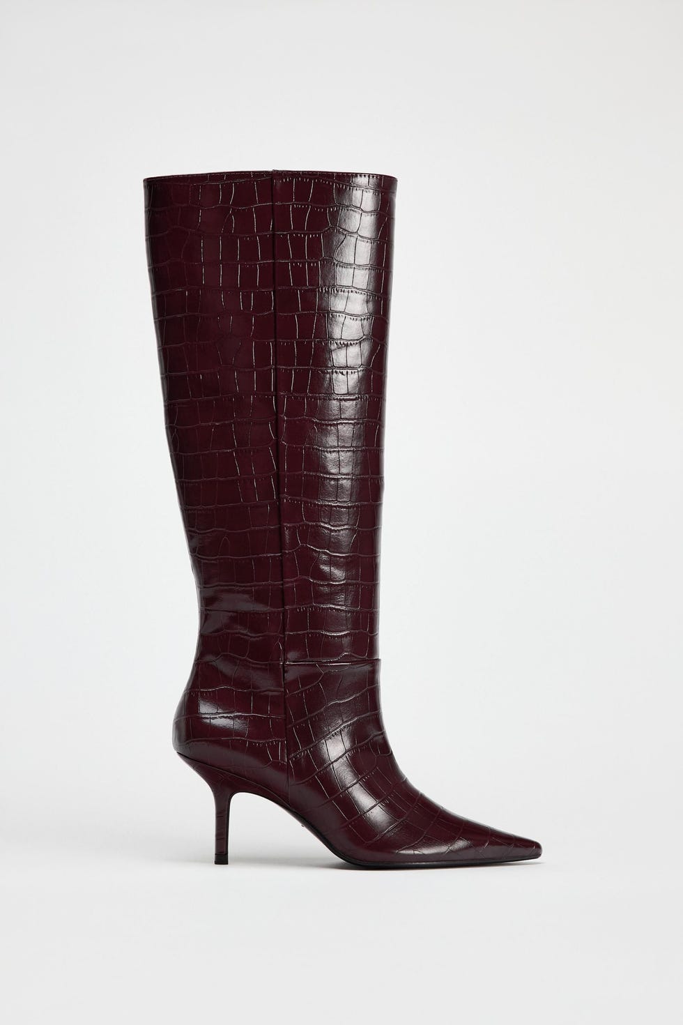 Botas altas burdeos