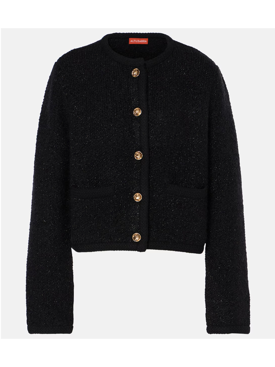 Napoline knitted cropped jacket