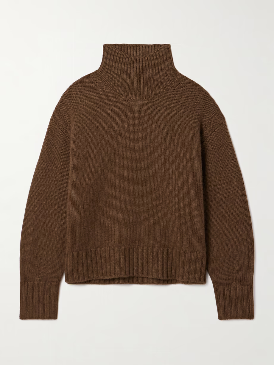 Cashmere turtleneck sweater