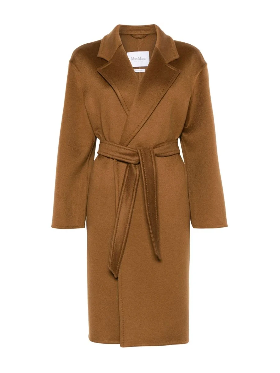 Brown cashmere coat