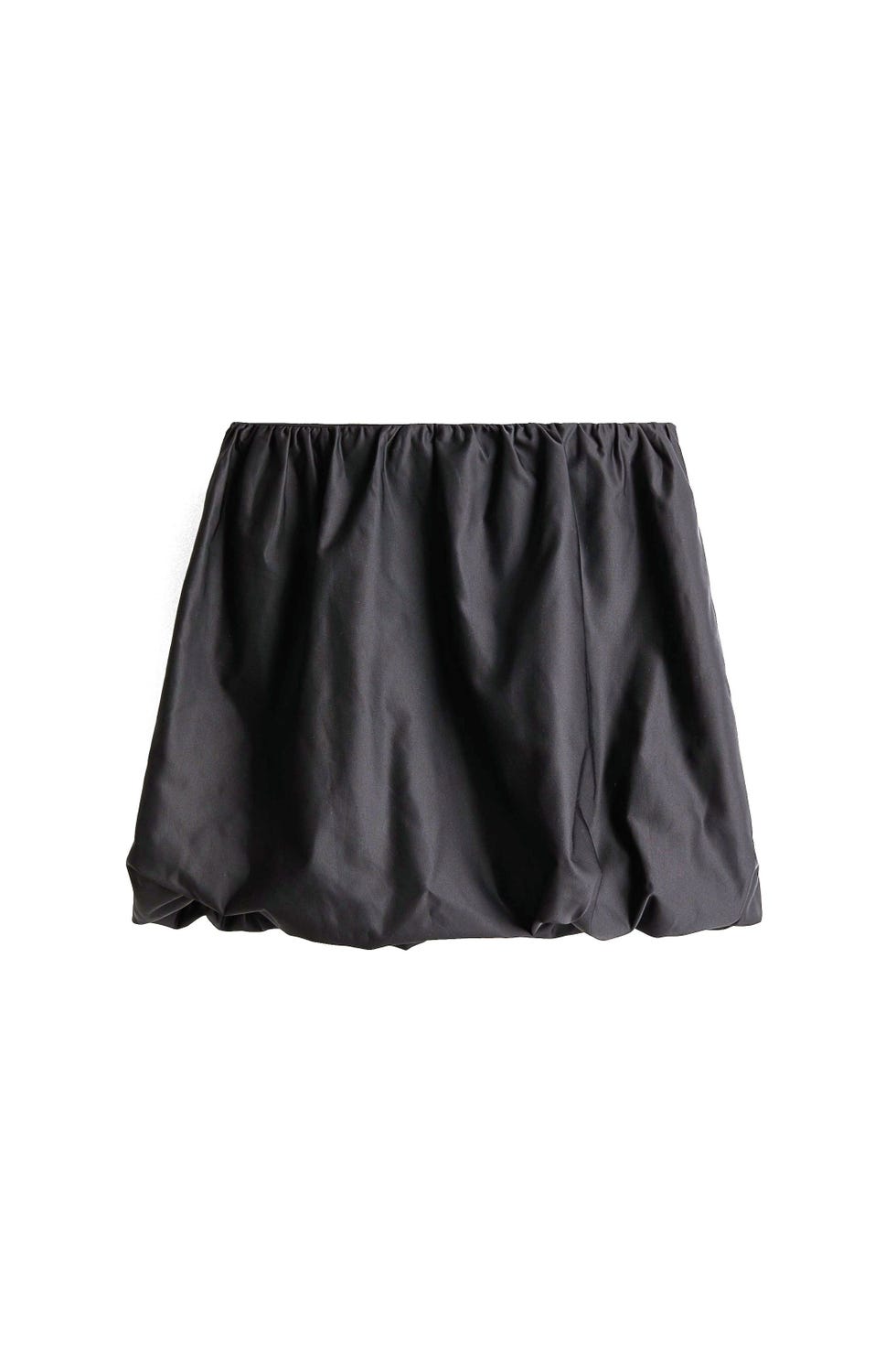 Bubble-Hem Mini Skirt